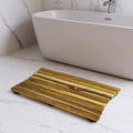 Teak Slat 40" Non-Slip Bath Mat