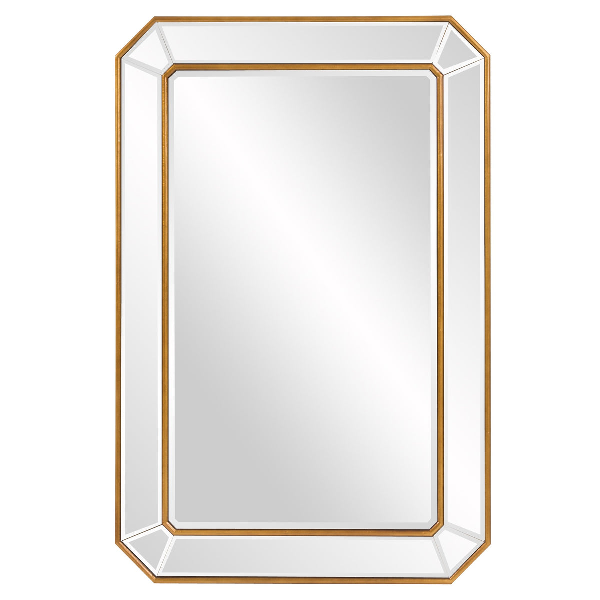Octavia Gold Leaf Mirror