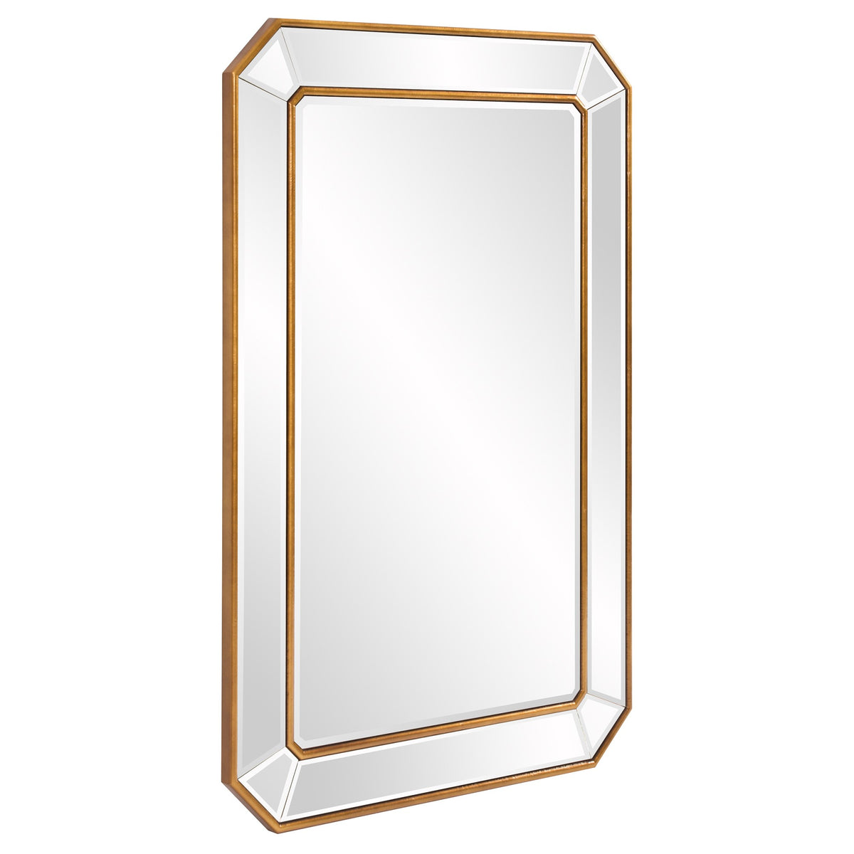 Octavia Gold Leaf Mirror