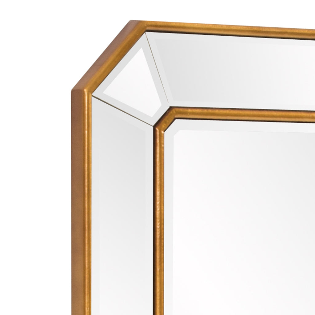 Octavia Gold Leaf Mirror