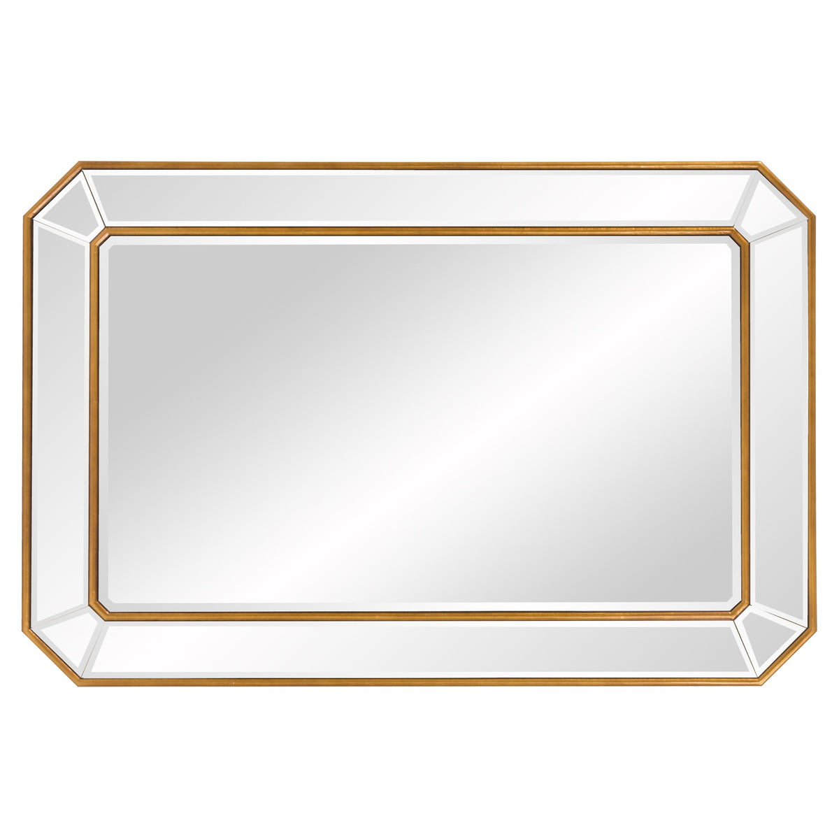 Octavia Gold Leaf Mirror