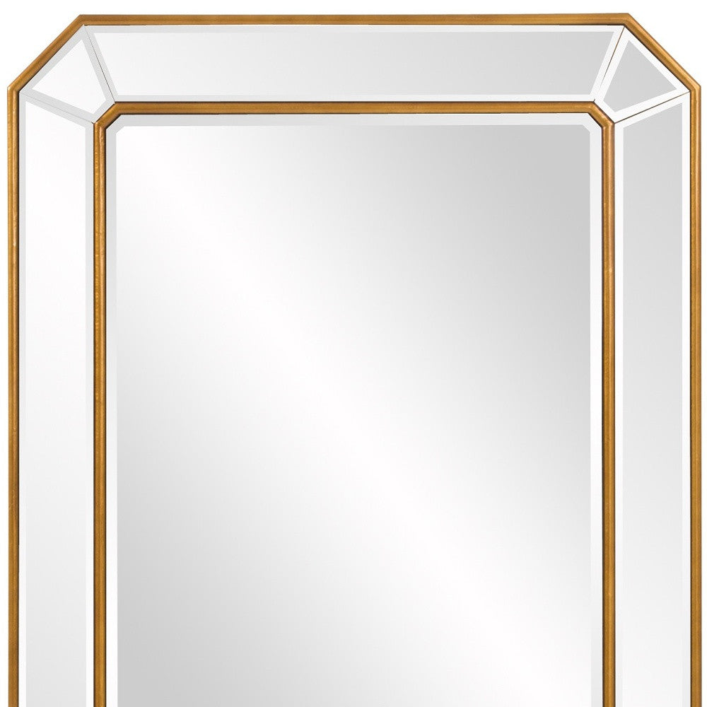 Octavia Gold Leaf Mirror