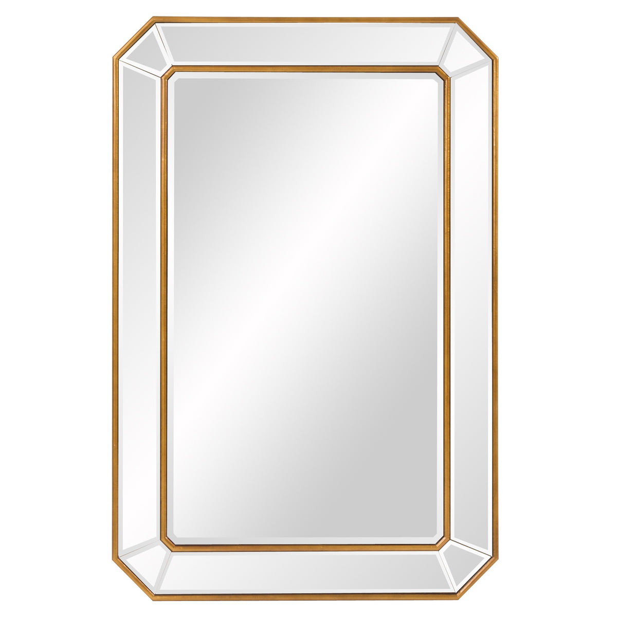 Octavia Gold Leaf Mirror