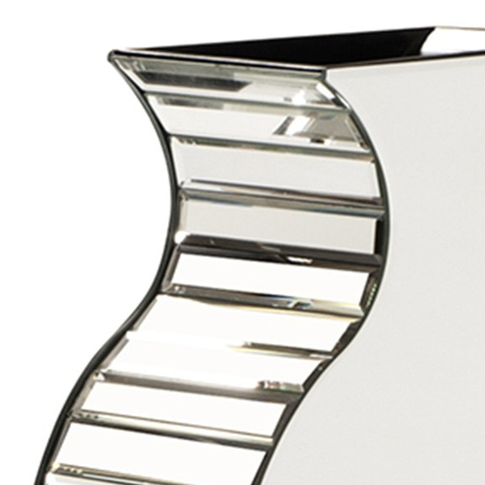Crystal 28" Glass Vase