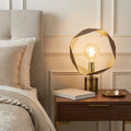 Halo Geometric Table Lamp, Gold
