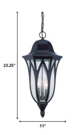 Prism XL Outdoor Lantern Chandelier, Antique Bronze