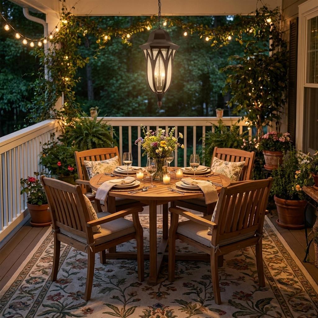 Prism XL Outdoor Lantern Chandelier, Antique Bronze