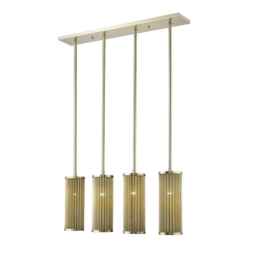Basetti 4-Light Pendant, Gold