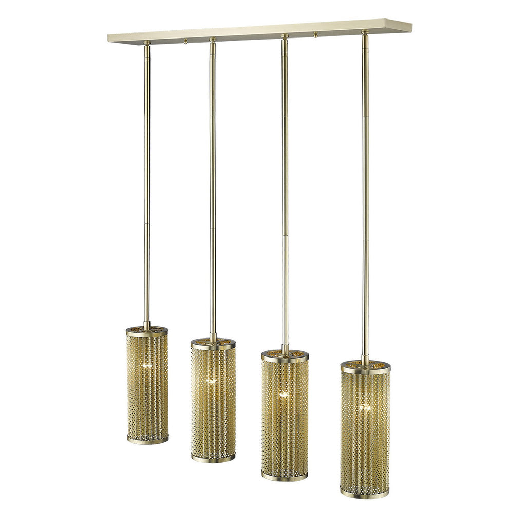 Basetti 4-Light Pendant, Gold