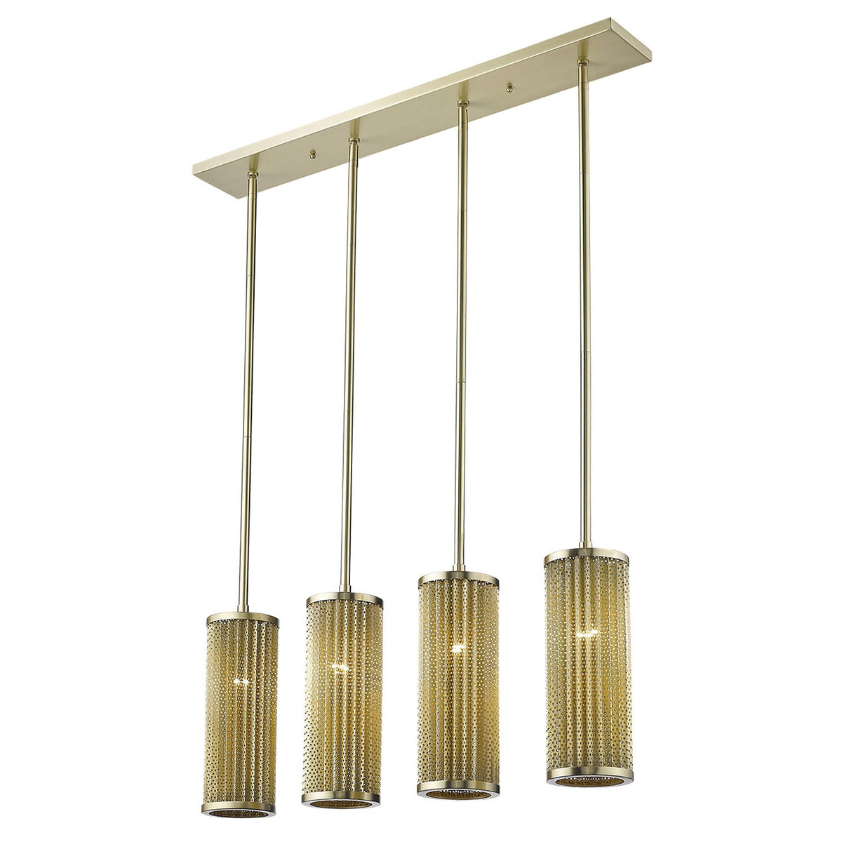 Basetti 4-Light Pendant, Gold