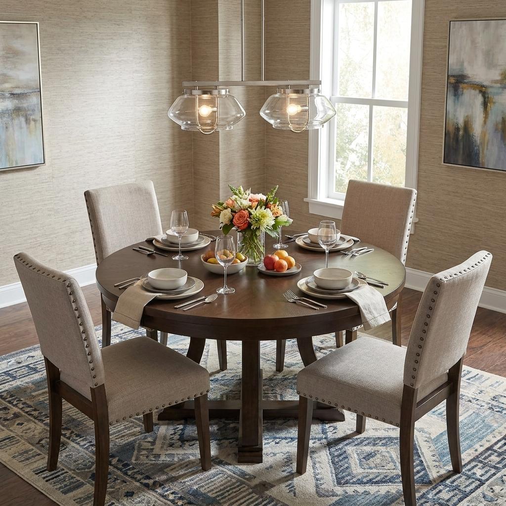 Garner 4-Light Island Pendant, Satin Nickel