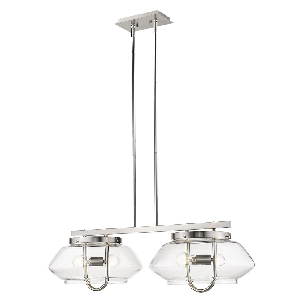 Garner 4-Light Island Pendant, Satin Nickel