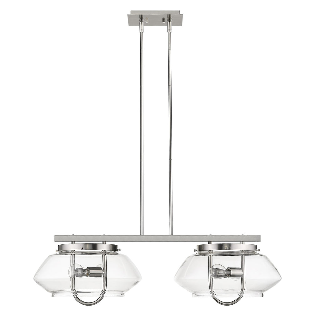 Garner 4-Light Island Pendant, Satin Nickel