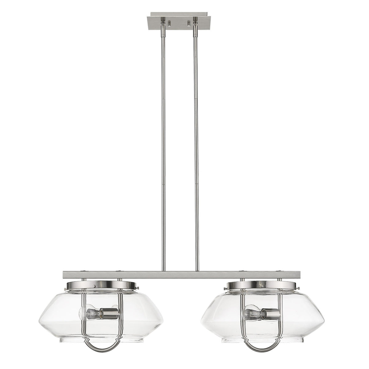 Garner 4-Light Island Pendant, Satin Nickel
