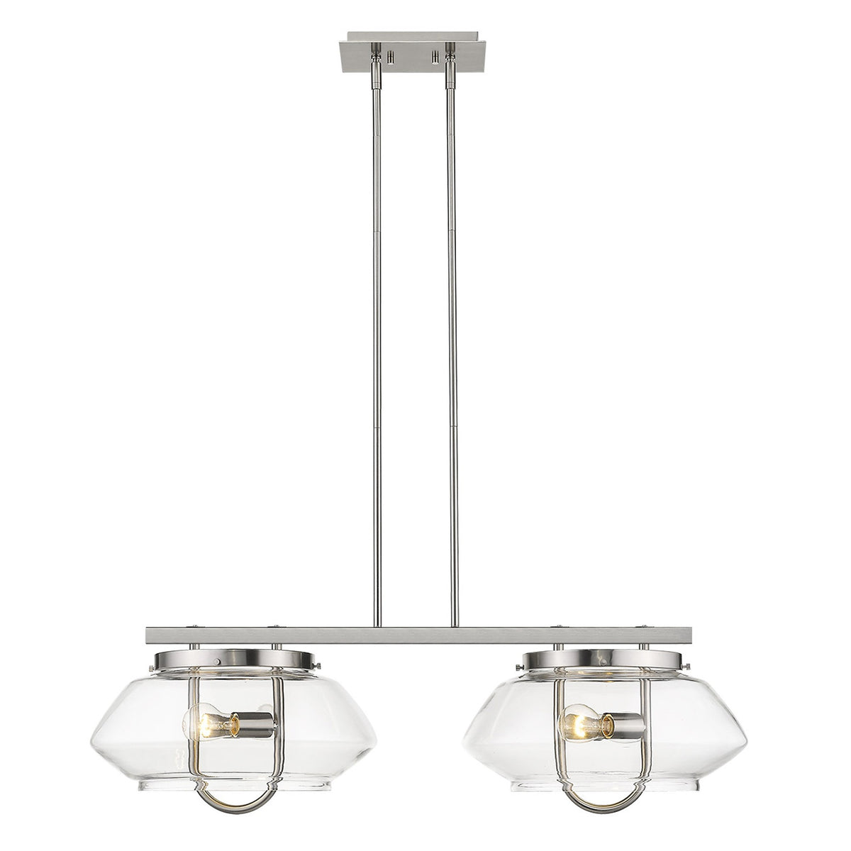 Garner 4-Light Island Pendant, Satin Nickel