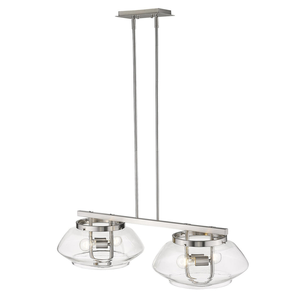Garner 4-Light Island Pendant, Satin Nickel