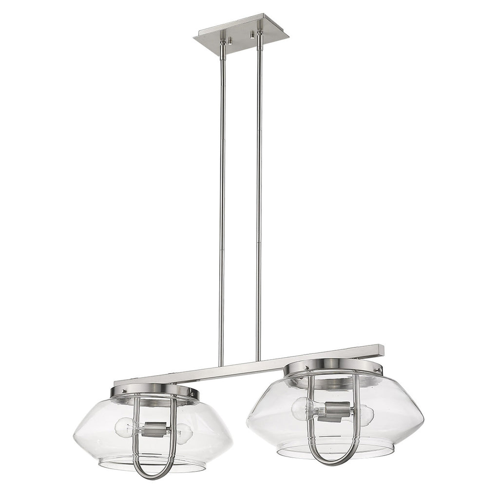 Garner 4-Light Island Pendant, Satin Nickel