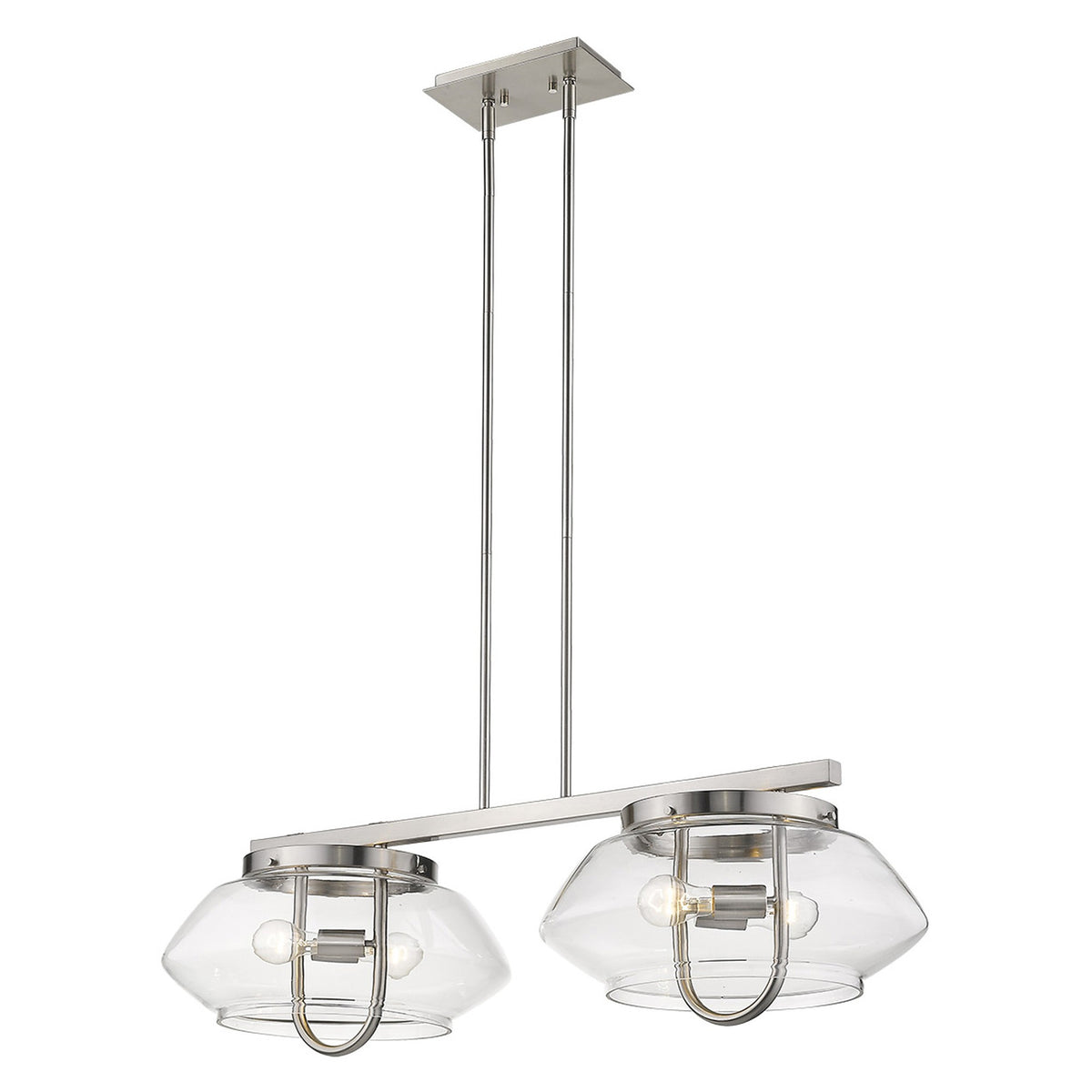Garner 4-Light Island Pendant, Satin Nickel