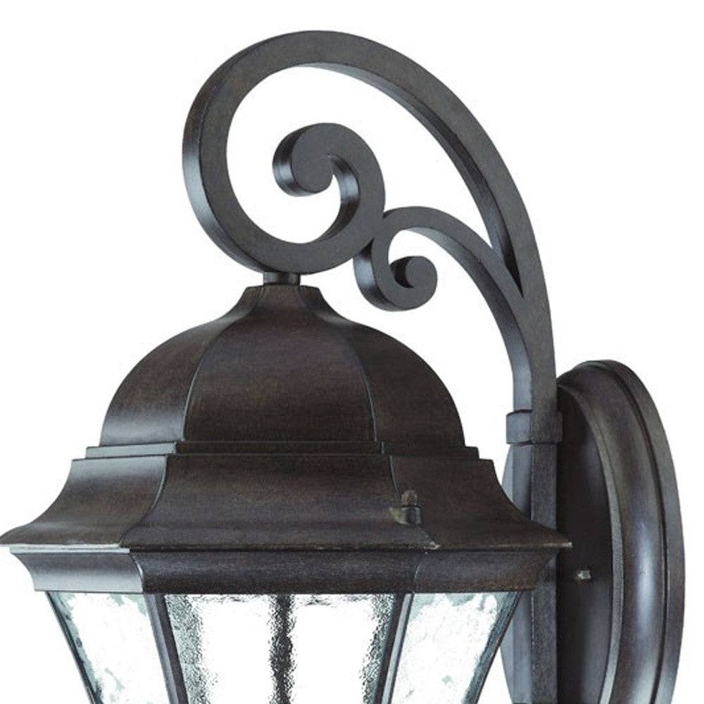 Waverly 3-Light Outdoor Wall Lantern, Black