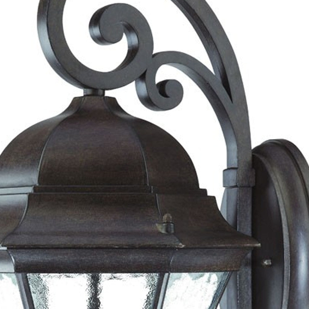 Waverly 3-Light Outdoor Wall Lantern, Black
