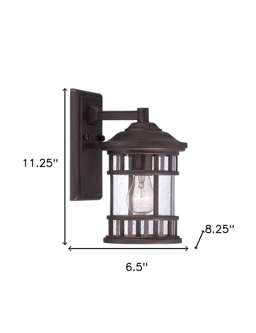 Carriage Outdoor Wall Lantern, Antique Bronze