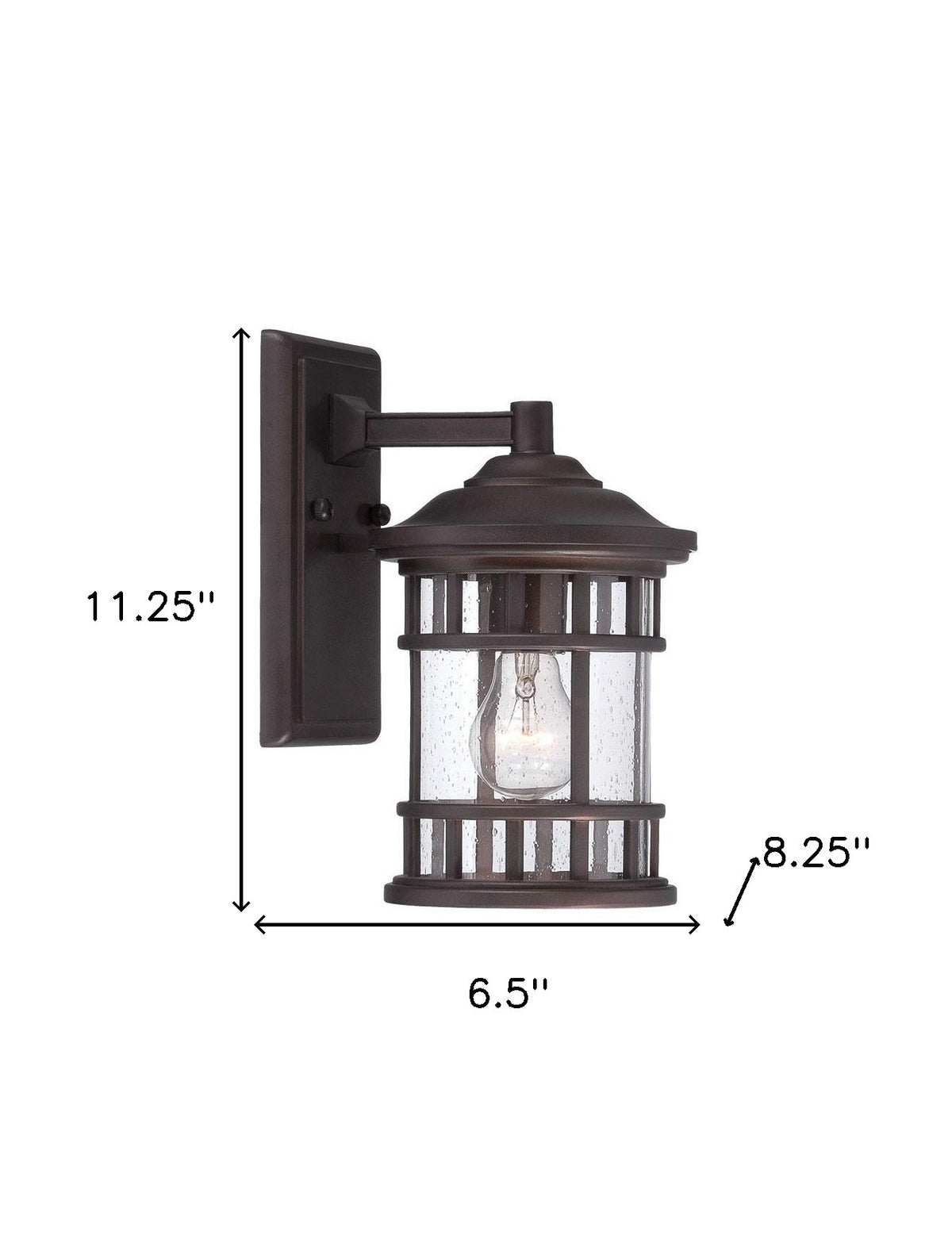 Carriage Outdoor Wall Lantern, Antique Bronze