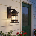 Carriage Outdoor Wall Lantern, Antique Bronze