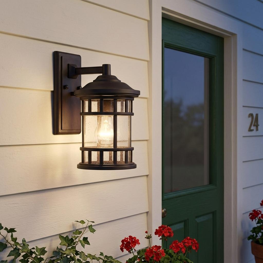 Carriage Outdoor Wall Lantern, Antique Bronze