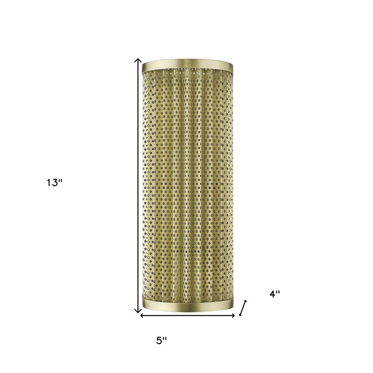 Basetti Wall Sconce, Gold