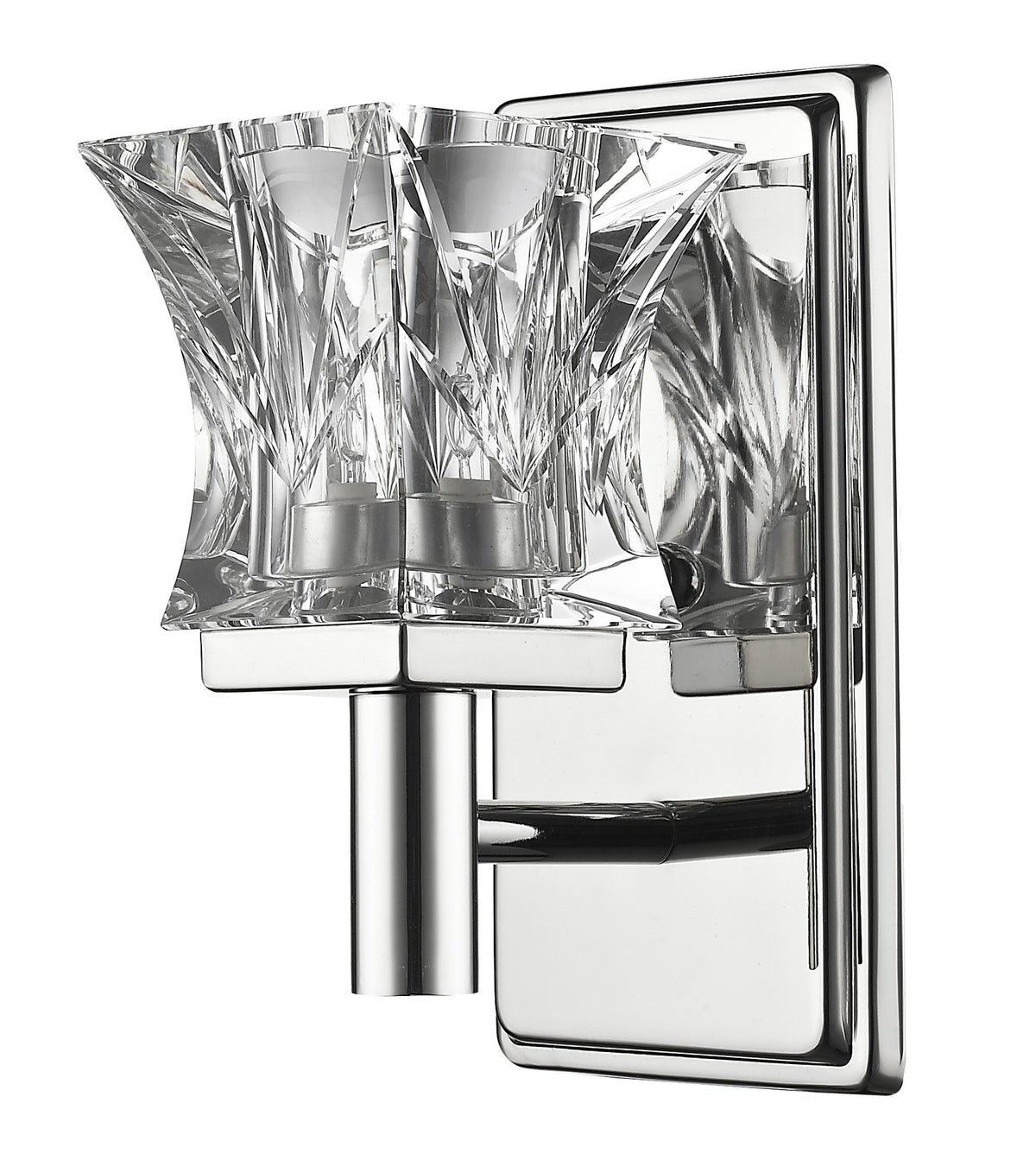 Arabella Crystal Sconce, Polished Nickel