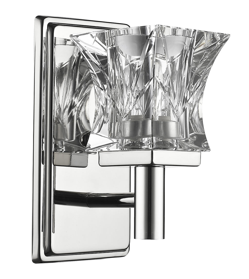 Arabella Crystal Sconce, Polished Nickel