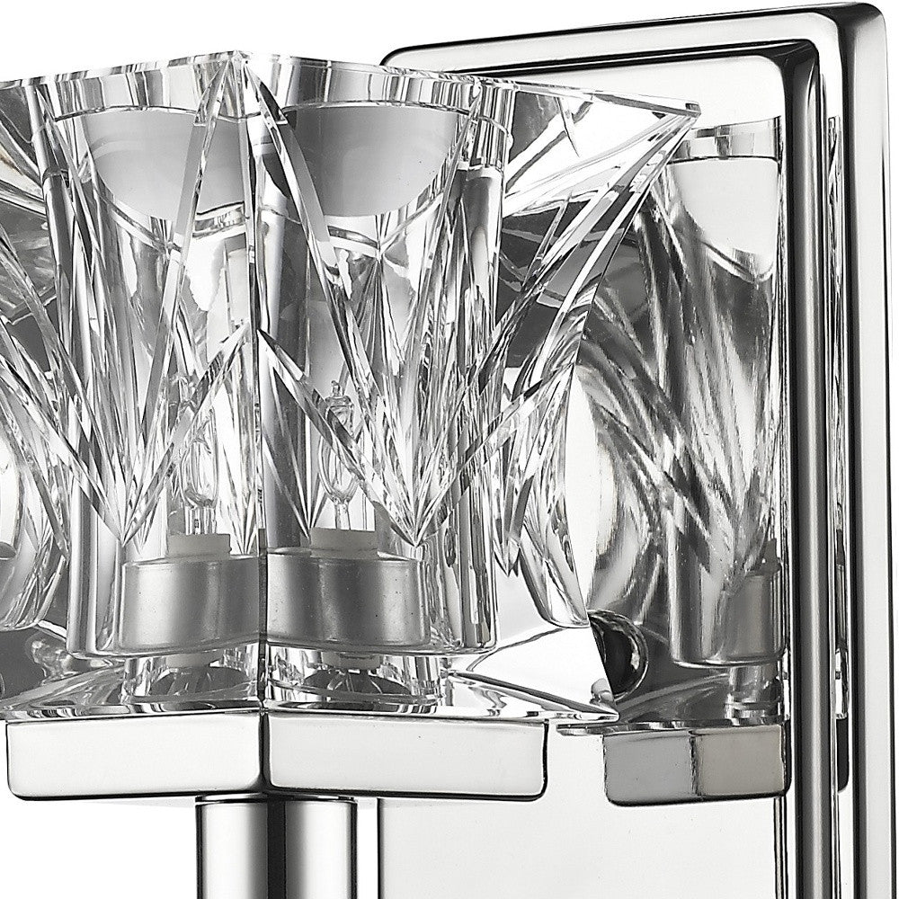 Arabella Crystal Sconce, Polished Nickel