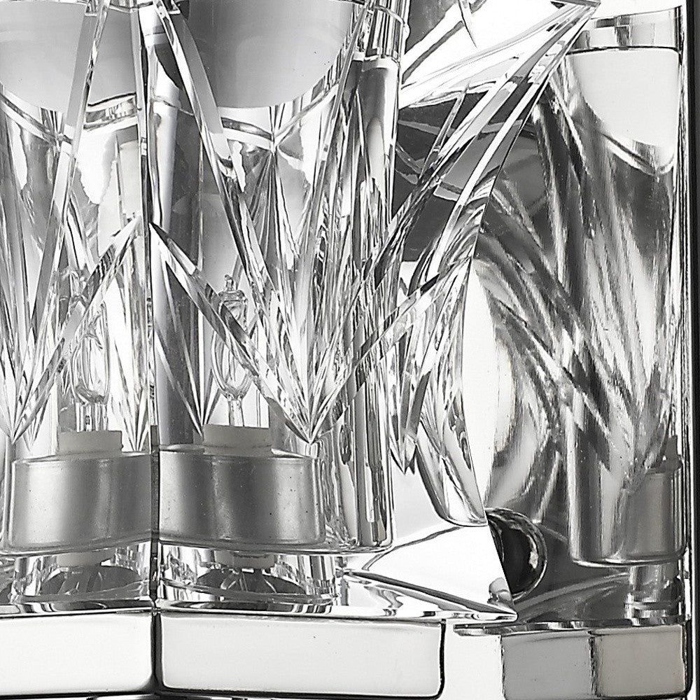 Arabella Crystal Sconce, Polished Nickel