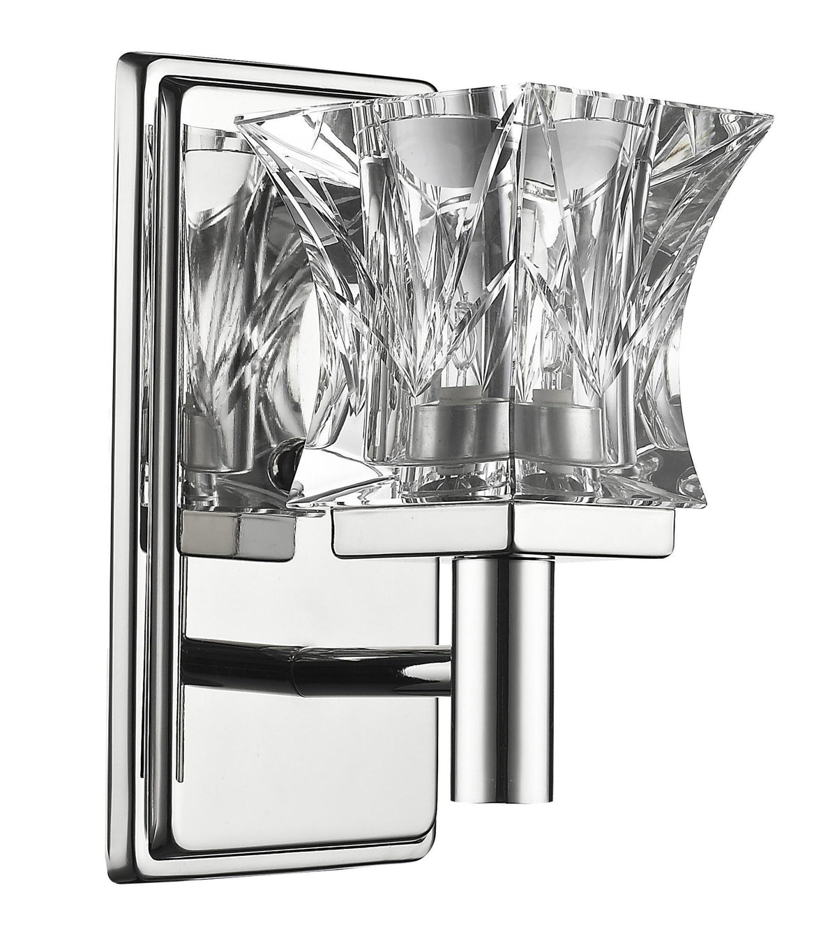 Arabella Crystal Sconce, Polished Nickel