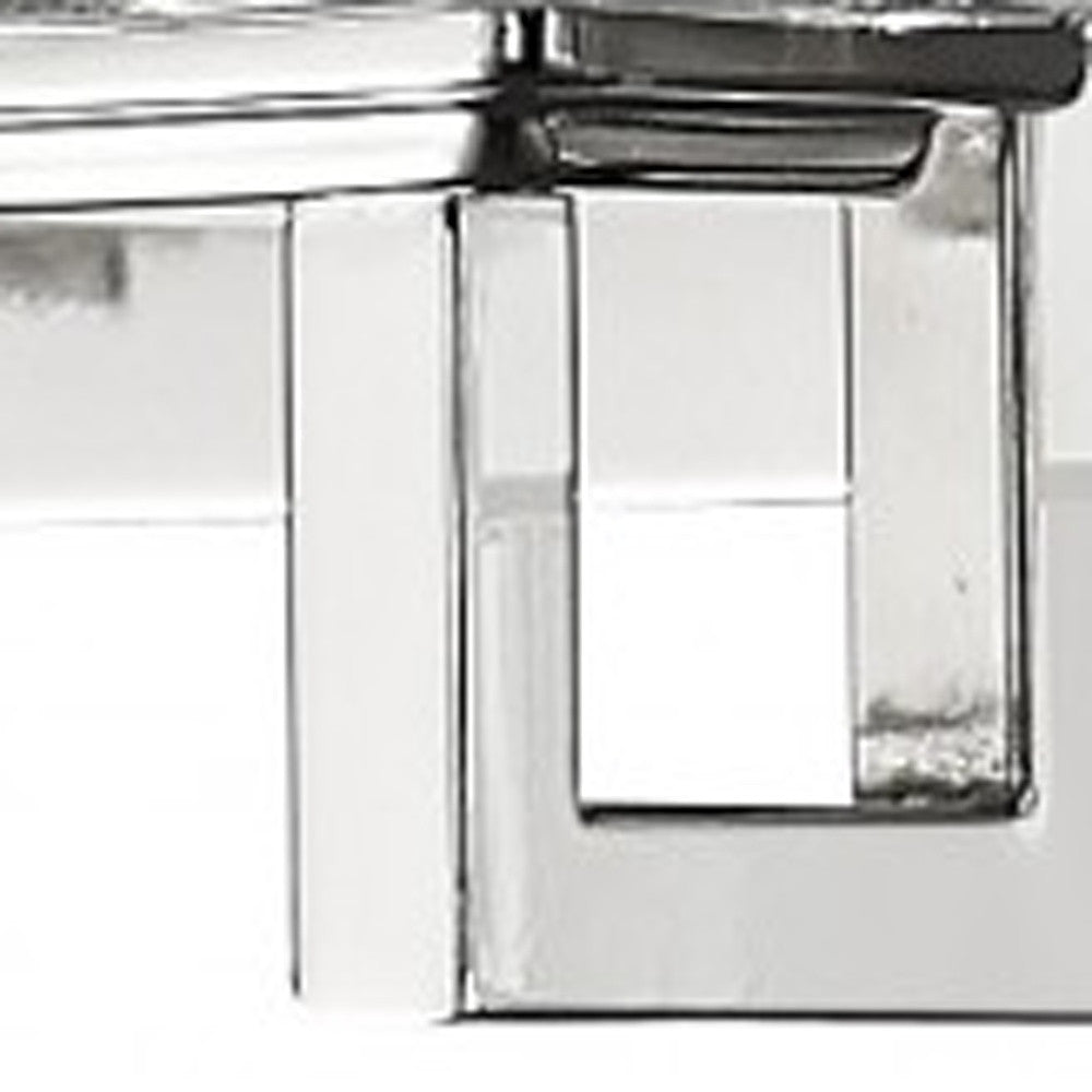 Coralie Crystal Vanity Light, Polished Nickel