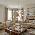 Orbit 16-Light Glass Globe Chandelier