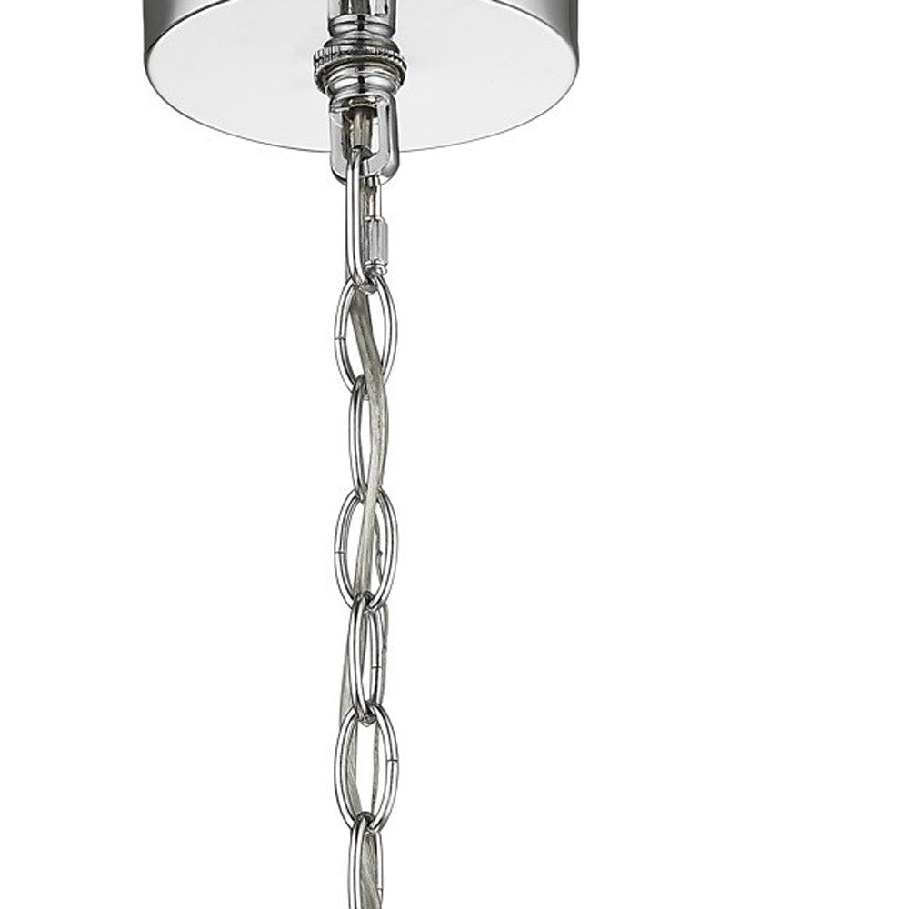 Selene 6-Light Disc Pendant, Polished Chrome