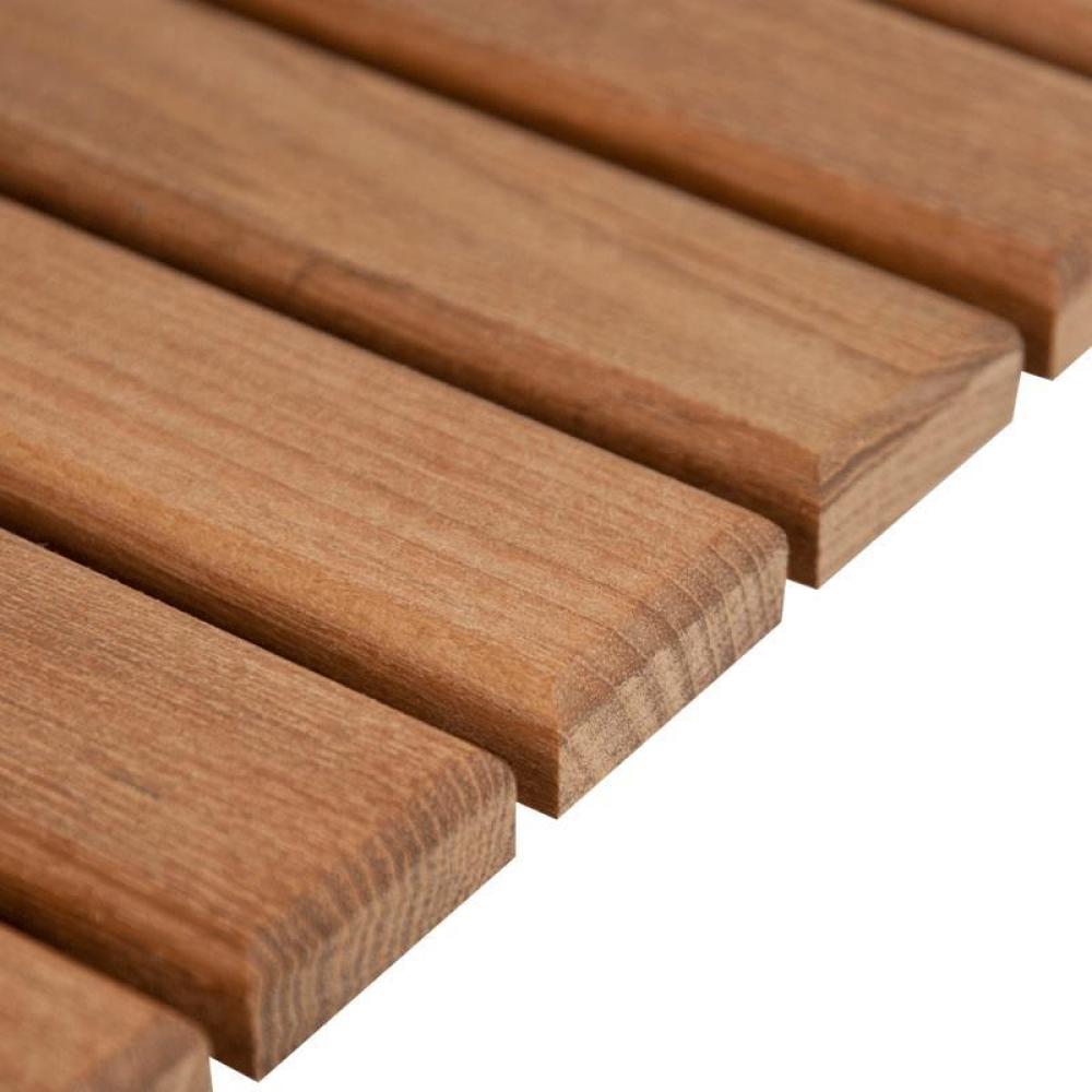 Premium Teak 25" Shower Mat