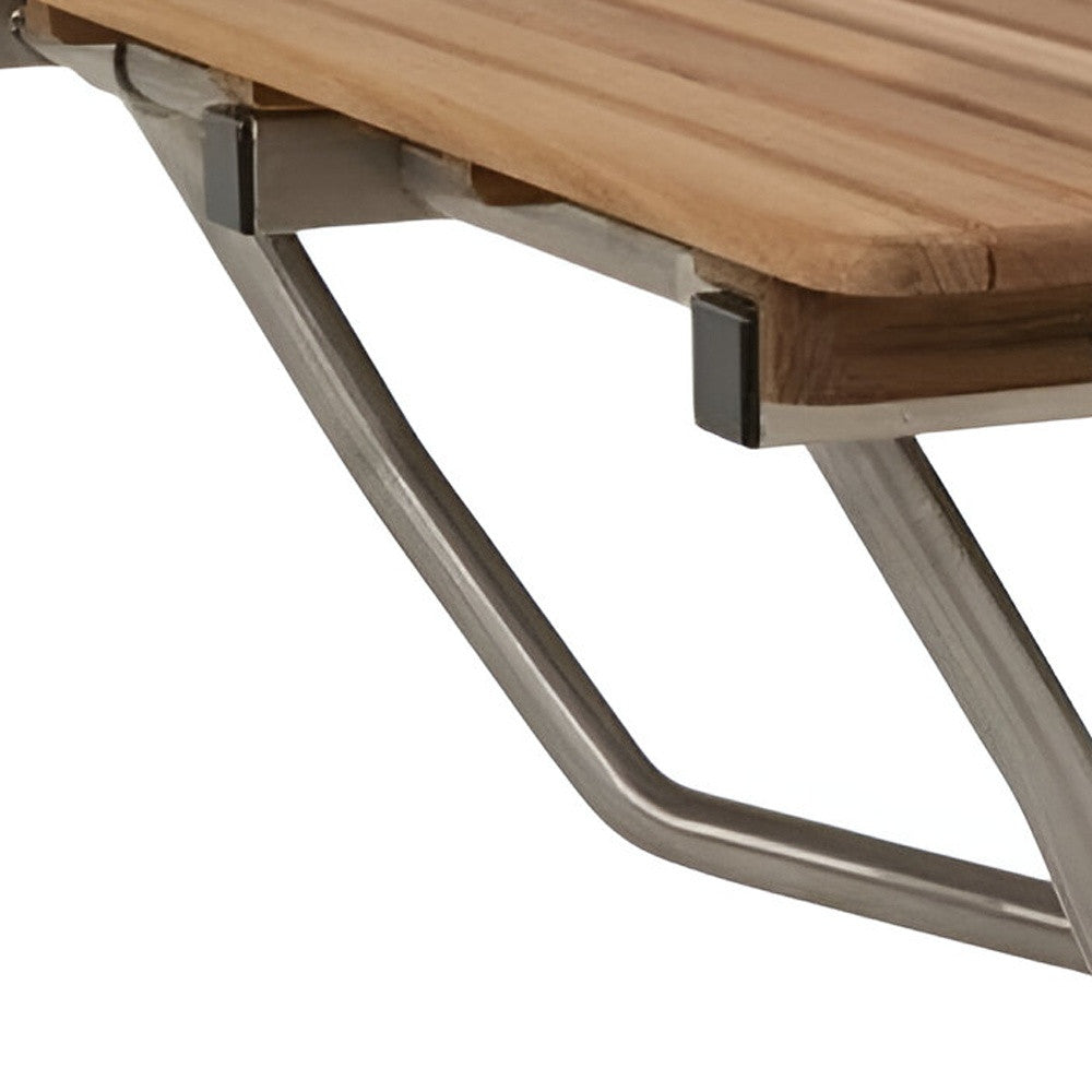 Premium 32" Wall-Mount Teak Shower Bench