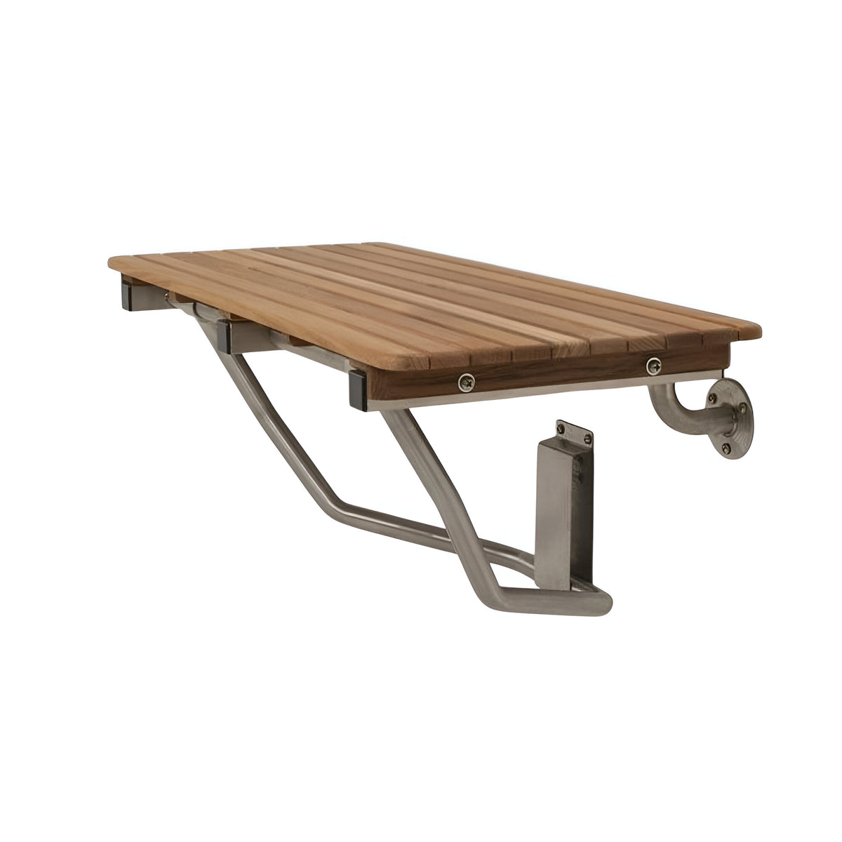 Premium 32" Wall-Mount Teak Shower Bench