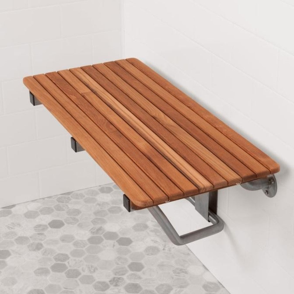 Premium 36" Wall-Mount Teak Shower Bench