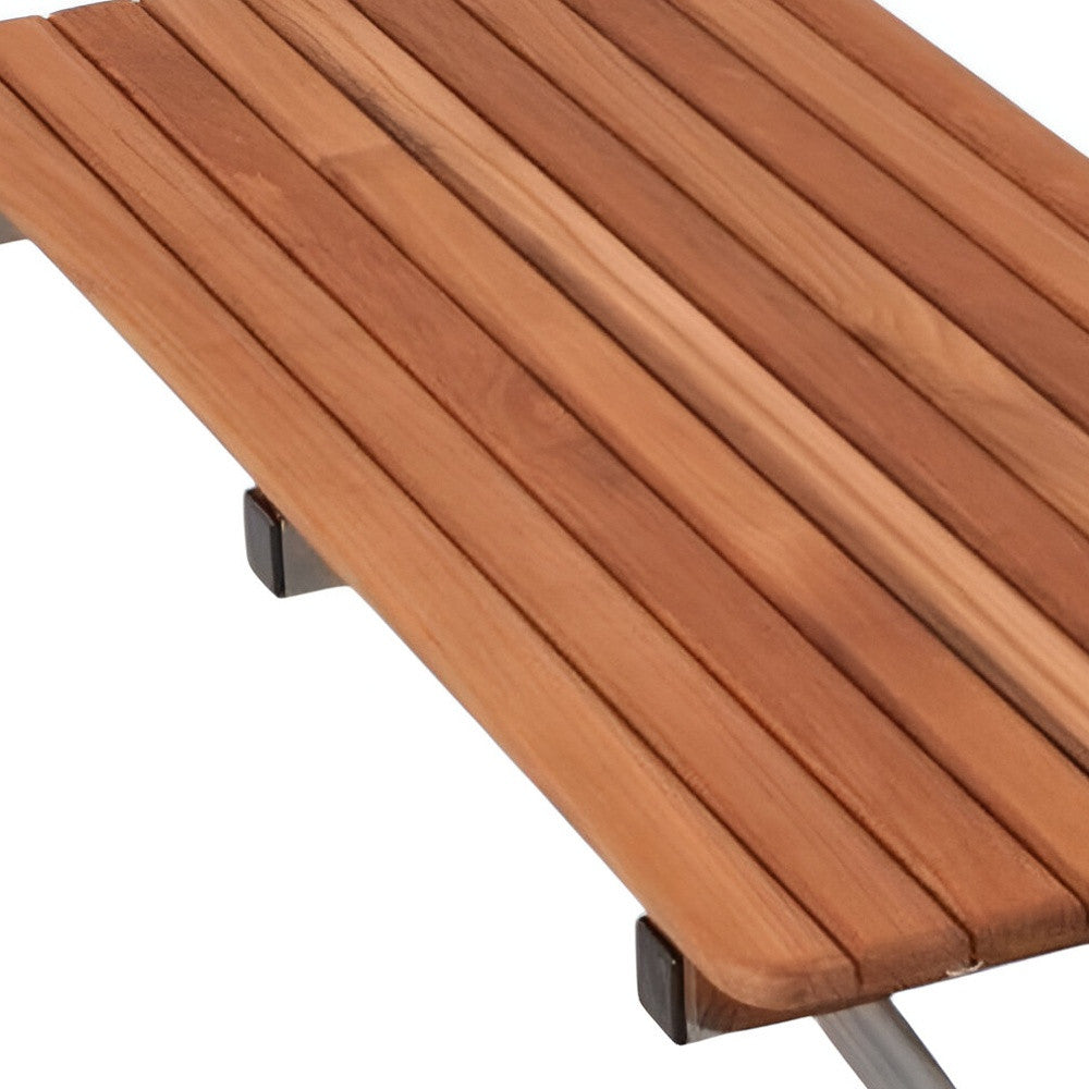 Premium 36" Wall-Mount Teak Shower Bench