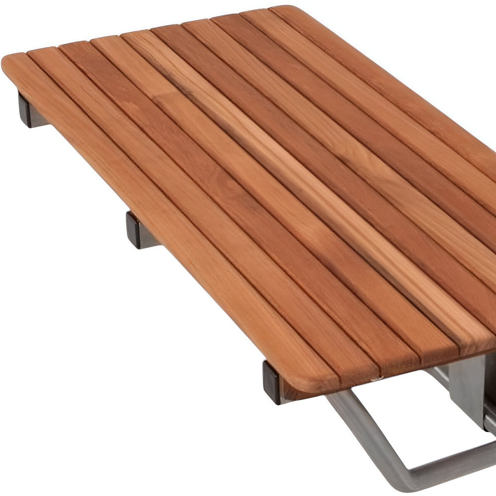 Premium 36" Wall-Mount Teak Shower Bench