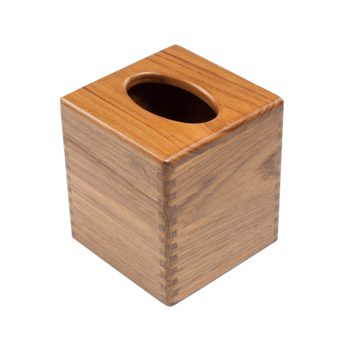 Teak Tissue Box Cover