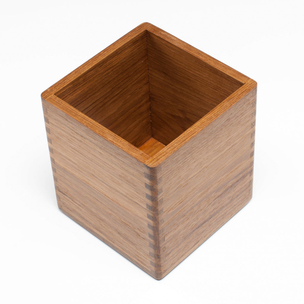 Teak Tissue Box Cover
