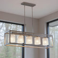 Linden 5-Light Glass Island Chandelier