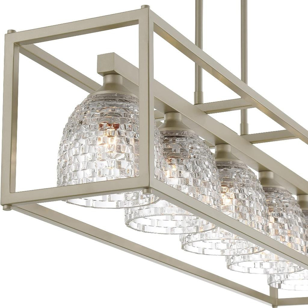 Linden 5-Light Glass Island Chandelier