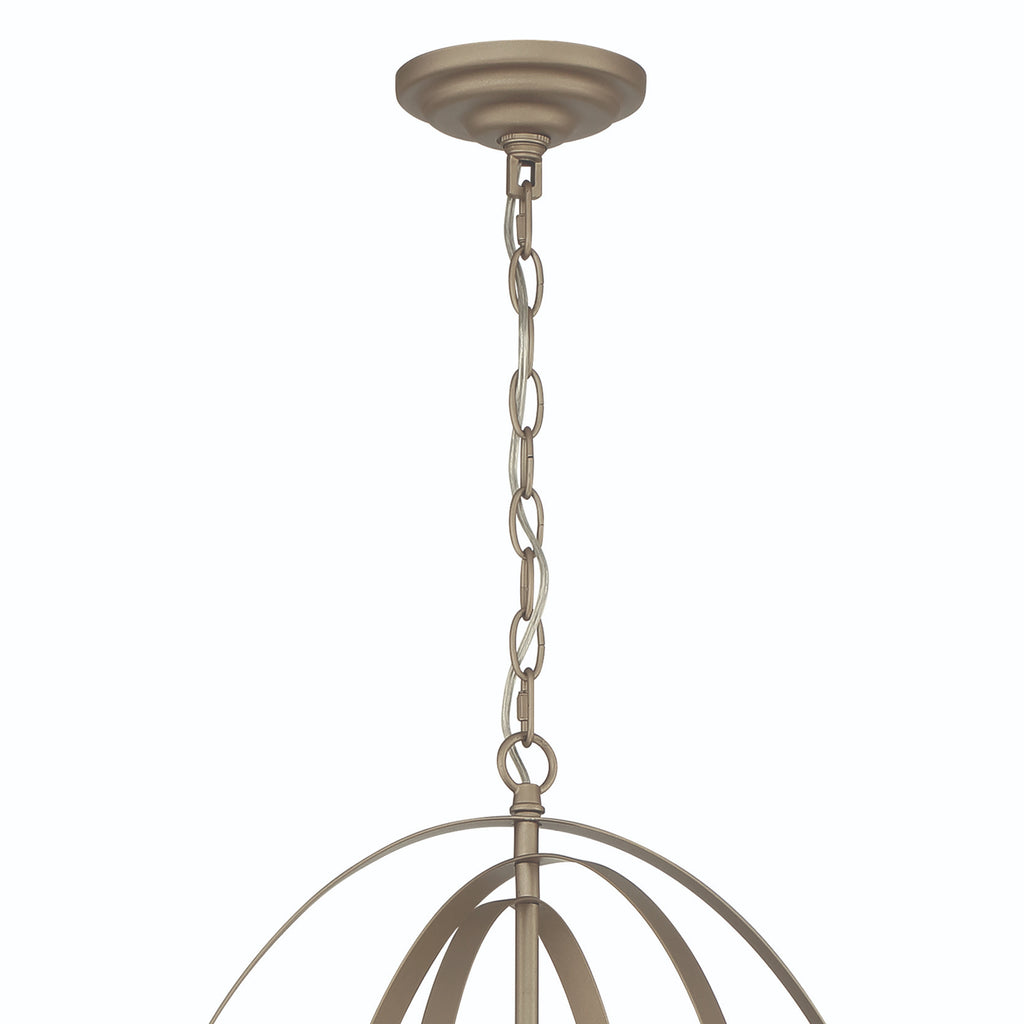 Versailles 10-Light Candle Chandelier, Brass
