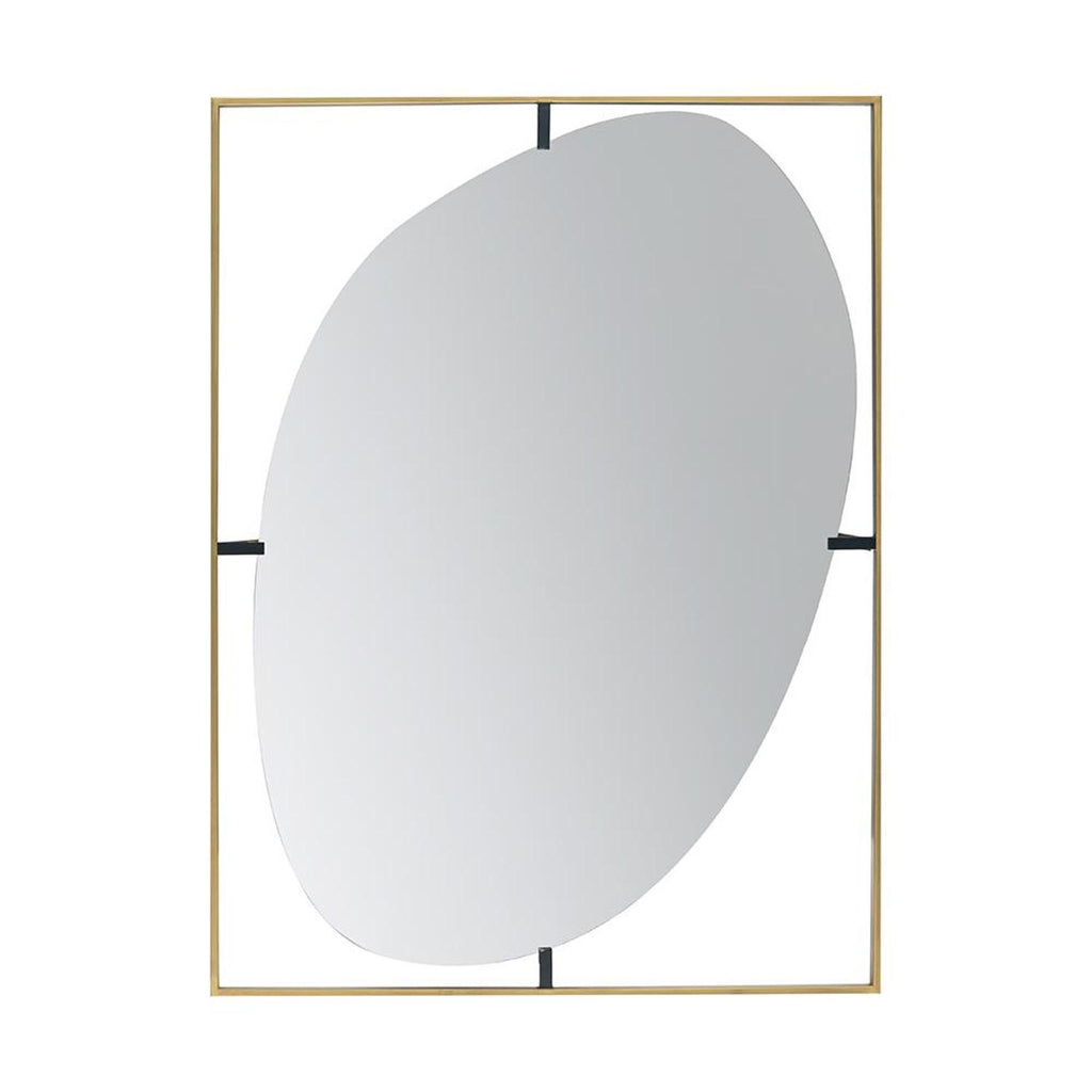 Atelier 40" Iron Mirror, Gold