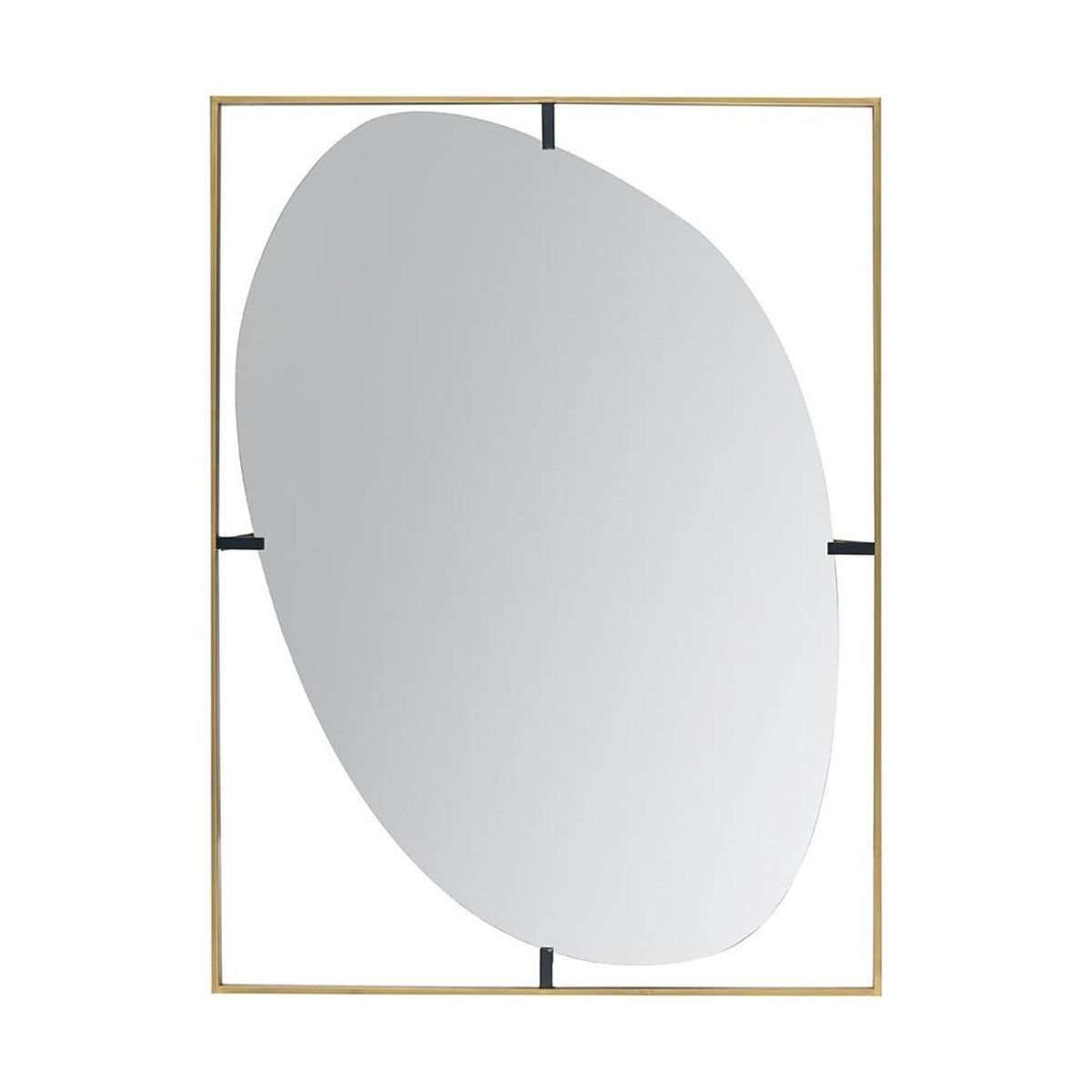 Atelier 40" Iron Mirror, Gold